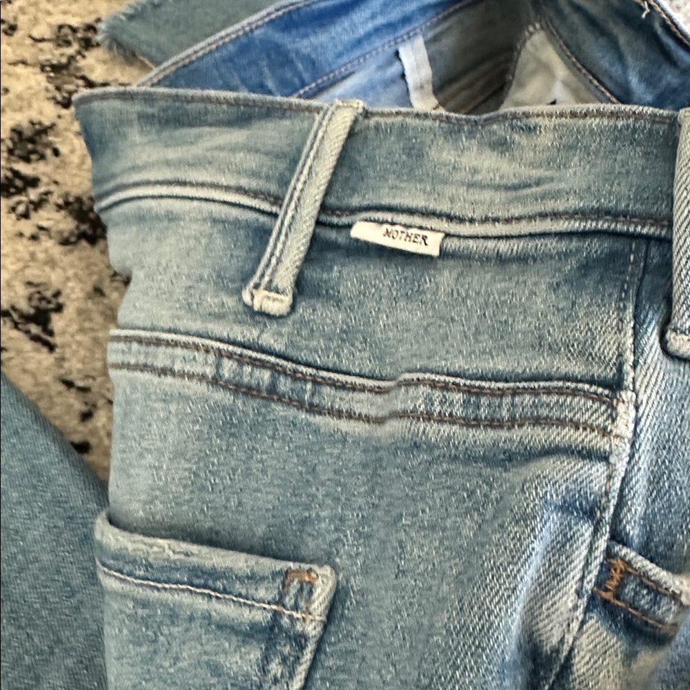 Mother size 29 The Hustler Ankle Fray in Au Revoir color high waist EUC - Picture 3 of 9